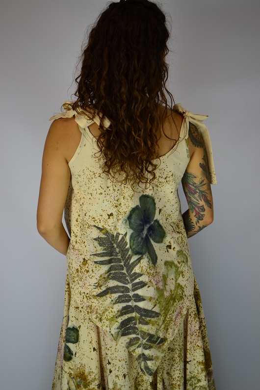 topy damskie Barwiona Roślinami Bluzka "Bajeczna Łąka"