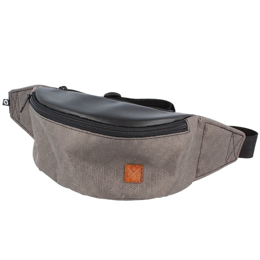saszetka nerka Nerka Nuff Fabric Classic | Szara