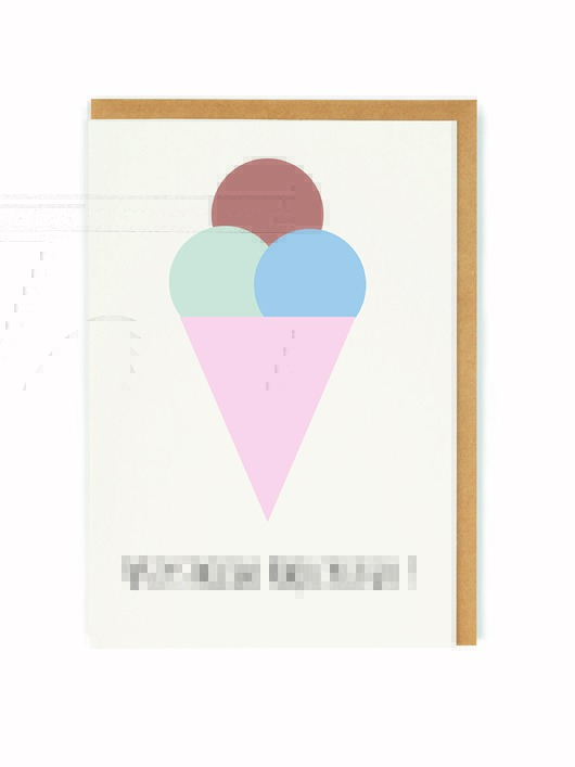 kartki okolicznościowe - wydruki Urodzinowe lody