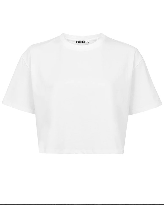 t-shirt damskie T-shirt Active Crop white