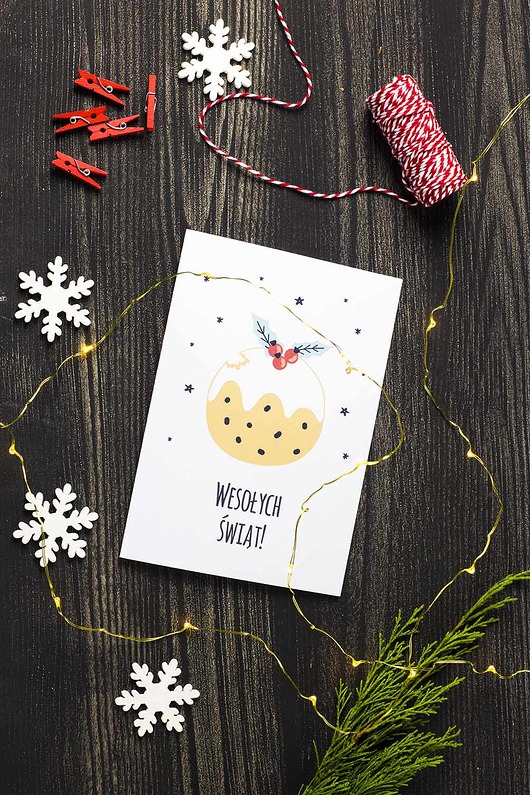 kartki świąteczne Oryginalna kartka świąteczna