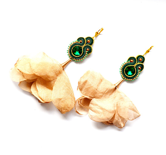 kolczyki soutache Sutaszowe kolczyki  VIENNA