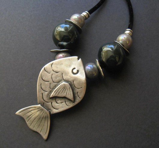 Naszyjnik &quot;Fish&quot; XXXDiamicArt