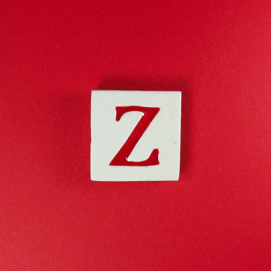 magnesy Ceramiczny magnes, czerwona literka Z