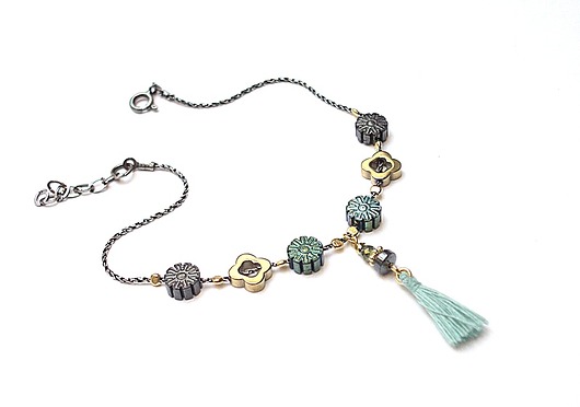 Colours mix  vol. 3 /hematite /02.18/- bransolet Katia i krokodyl