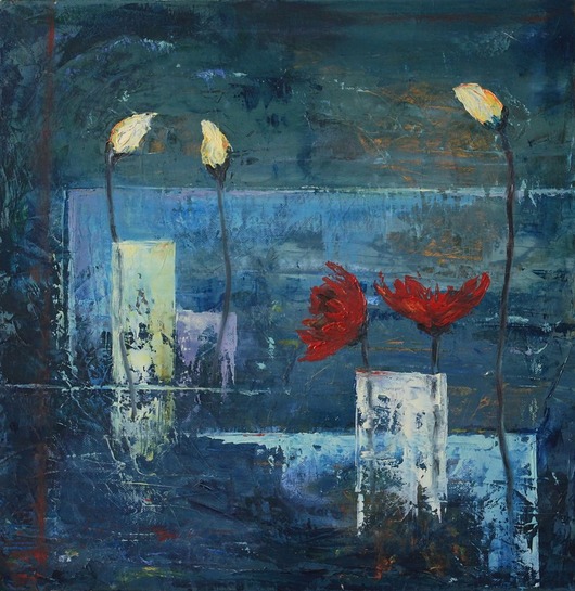 obrazy Kwiaty II, Obraz olejny na płótnie