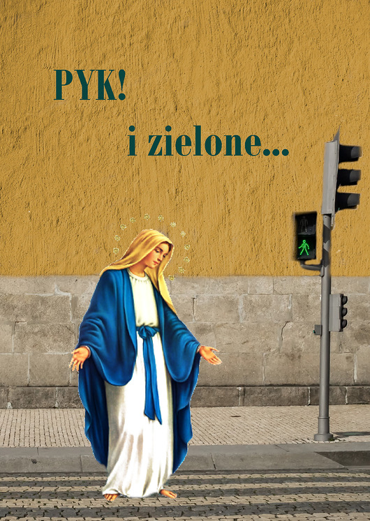 plakaty PYK i zielone - Kolaż - plakat - wydruk