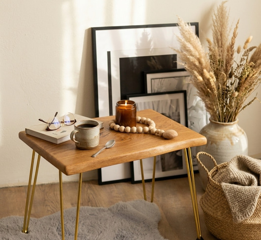 stoliki kawowe Dębowy stolik kawowy "Golden Oak" 