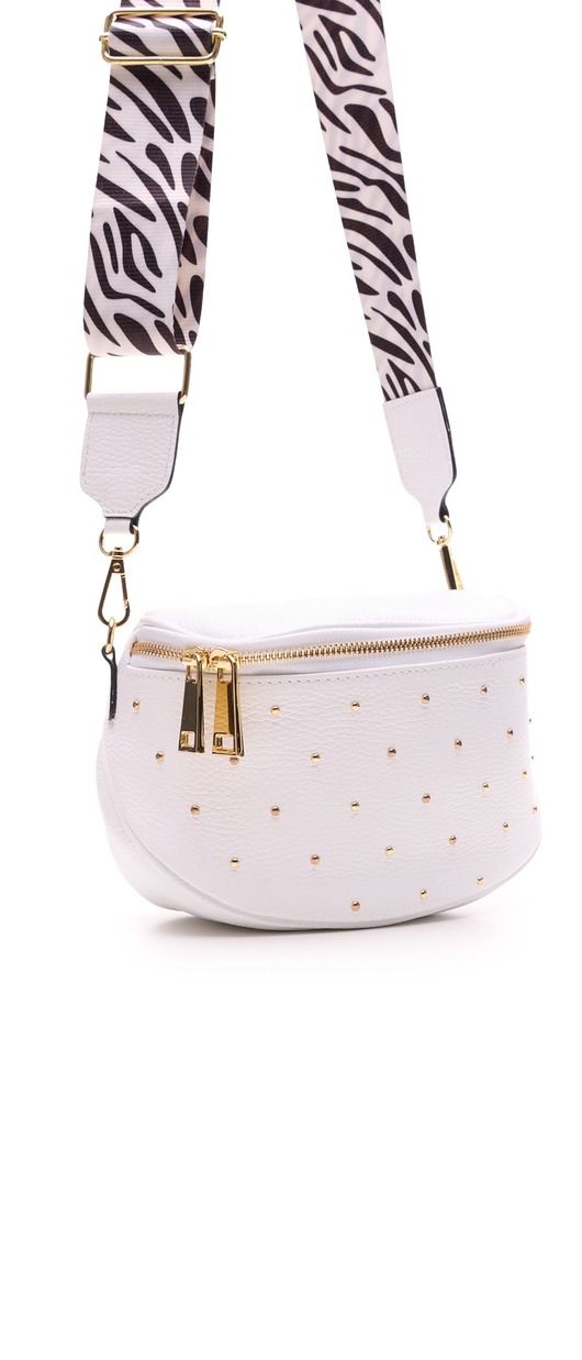 torby na ramię Torebka skórzana z ćwiekami (6535)