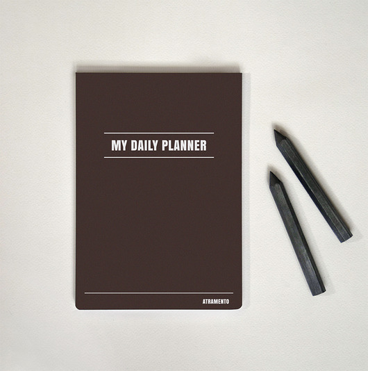 My daily planner - brązowy - A5 ATRAMENTO
