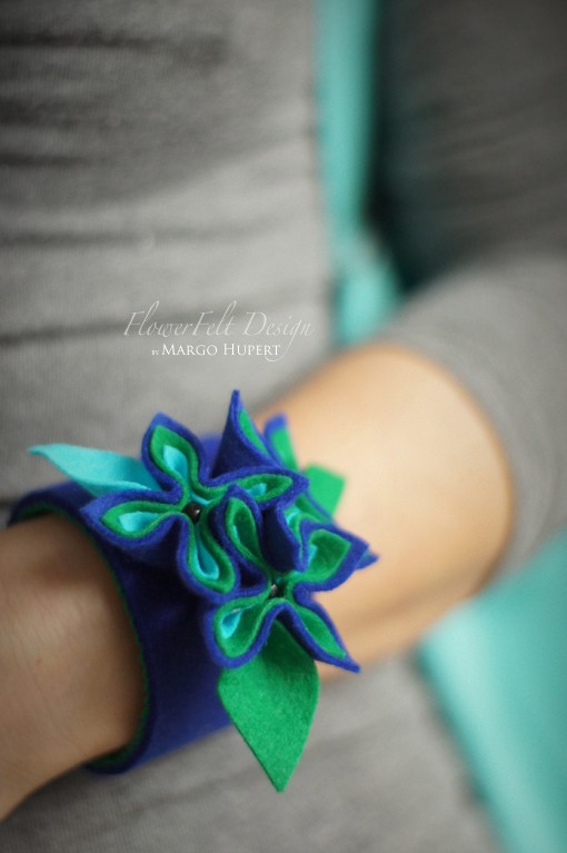 Chabrowo zielona FlowerFelt Design