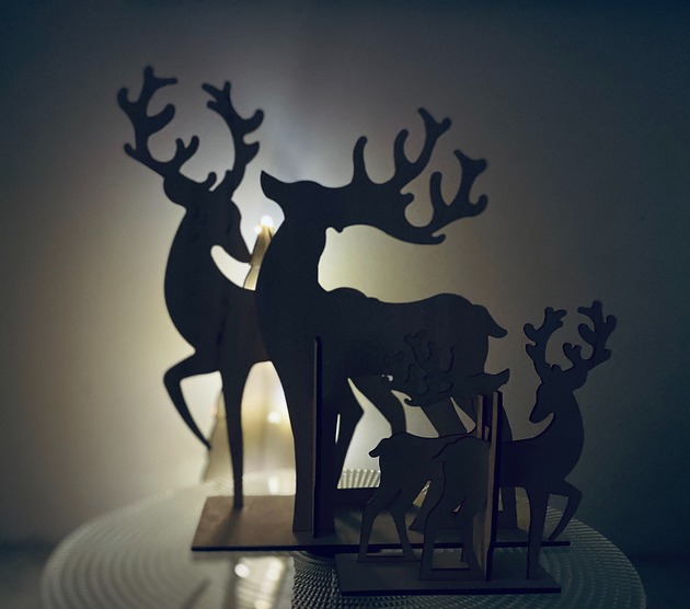 dekoracje świąteczne Dekoracja świąteczna RENIFERY