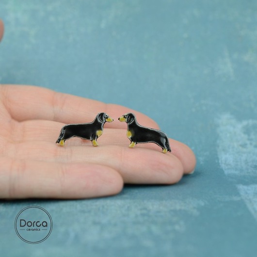 Jamniki mini pieski- ceramiczne sztyfty Dorca