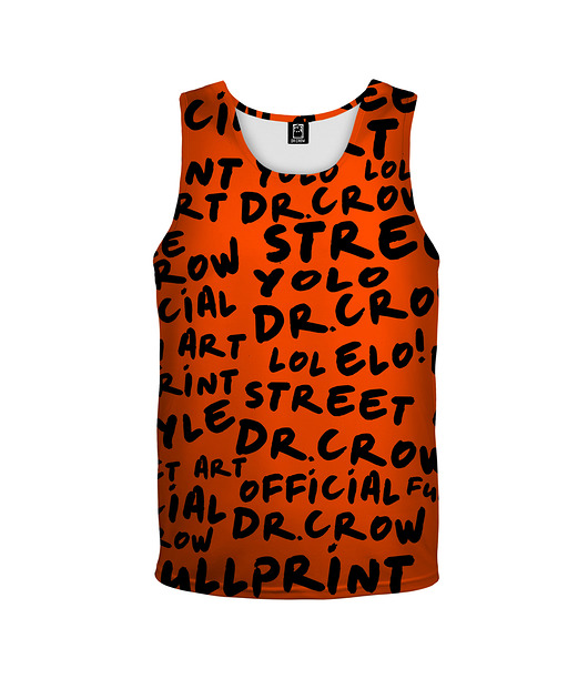 t-shirty dla chłopców Bokserka Top Boy DR.CROW Dr.Crow Orange