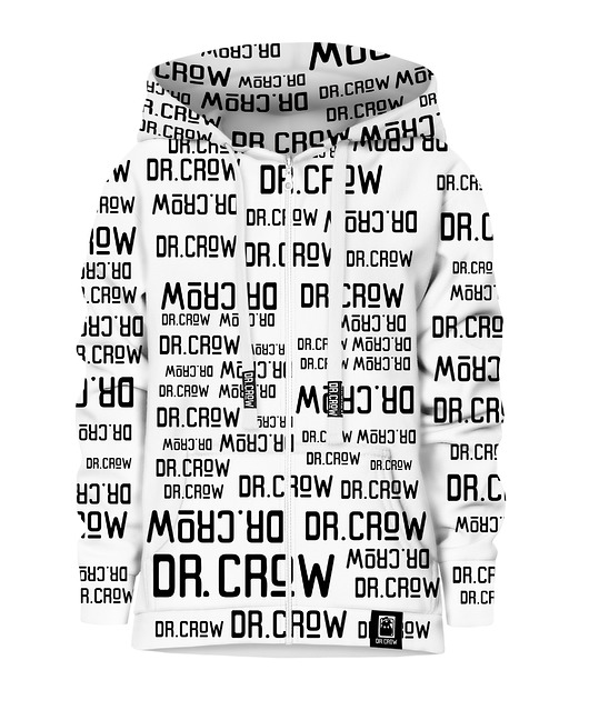 bluzy dla chłopców Bluza Zamek Chłopiec DR.CROW Logo Napisy