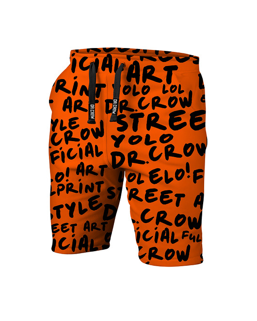 spodnie dla chłopców Krótkie Spodenki Shorty Boy DR.CROW Orange