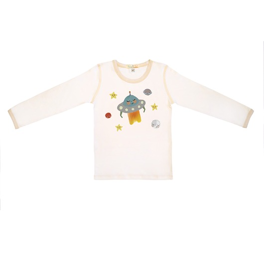 t-shirty dla chłopców T-shirt dziecięcy z ufoludkiem