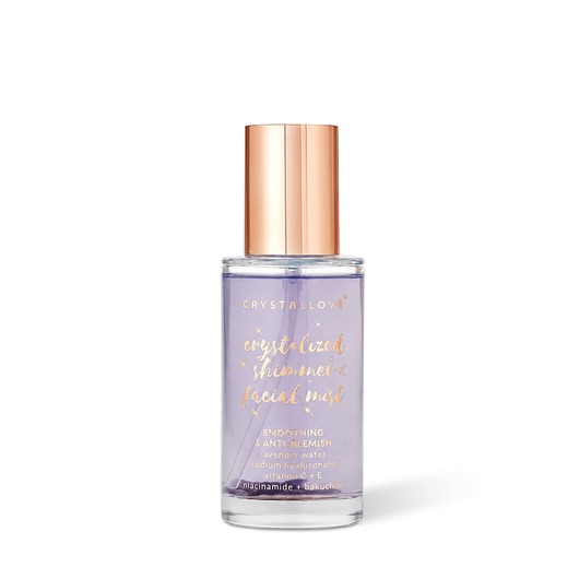 do twarzy - inne CRYSTALLOVE Amethyst Shimmer Facial Mist - mgiełka do twarzy z ametystem i la