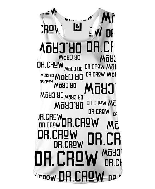 topy damskie DR.CROW Bokserka Damska Logo Napisy
