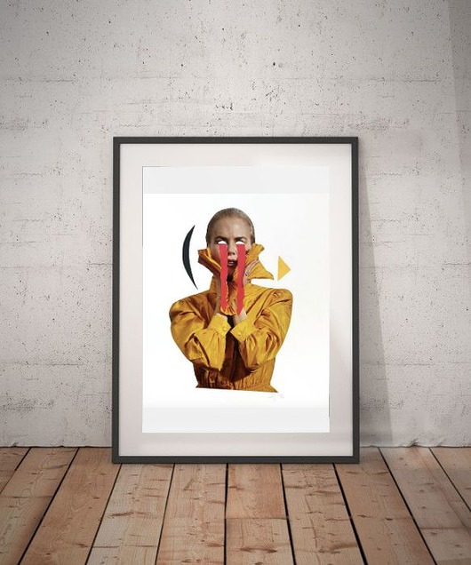 Yellow Lady Collage DEEJAY.COLLAGES