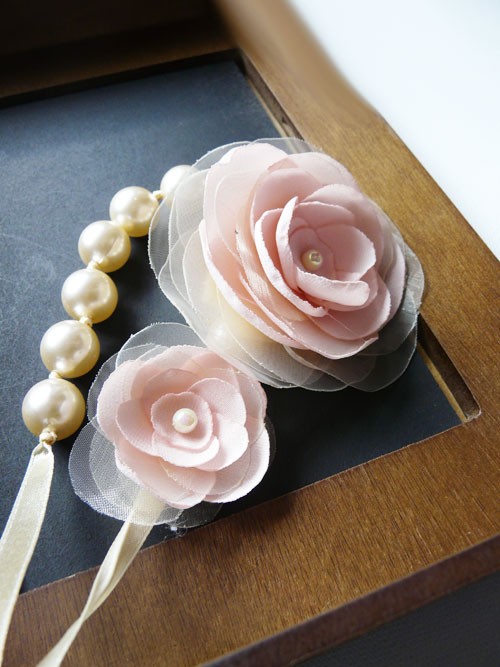 {Salmon with pearls} handmadebyeli