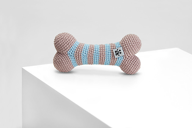 Organiczna kostka dla psa LILLY baby blue Lillabel Pet Brand