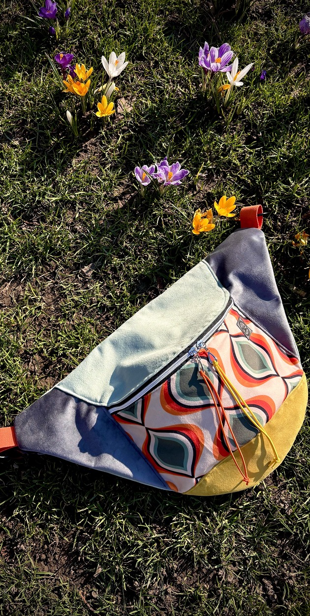 saszetka nerka Nerka retro pastelowa