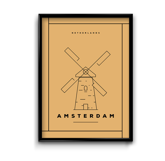plakaty Plakat Amsterdam