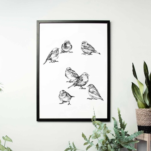 plakaty Plakat Wróbelki 