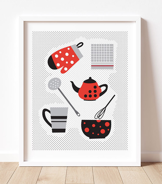 plakaty Autorski plakat do kuchni