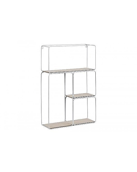 Półka Regał Metalowy Tamara biały MIA home