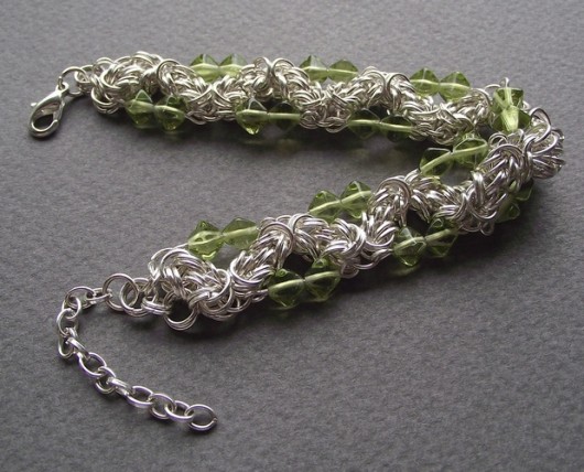 brasoletka chain mail AgiTo Pracownia Artystyczna