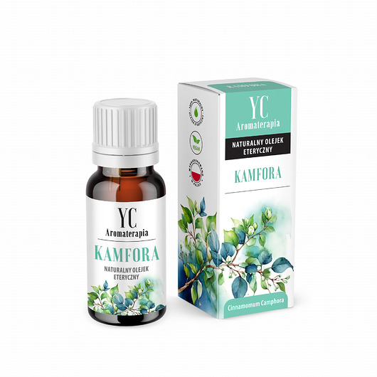 zapachy - inne Naturalny Olejek eteryczny Kamfora 10ml- Your Candle Aromatherapy