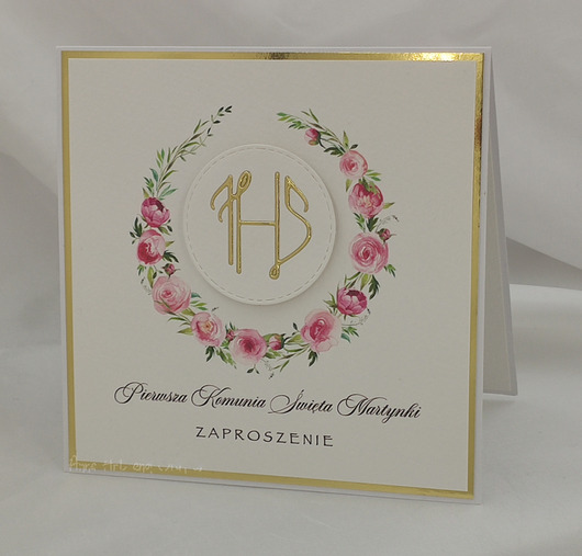 zaproszenia na komunię Zaproszenia na Komunię, wzór 28c