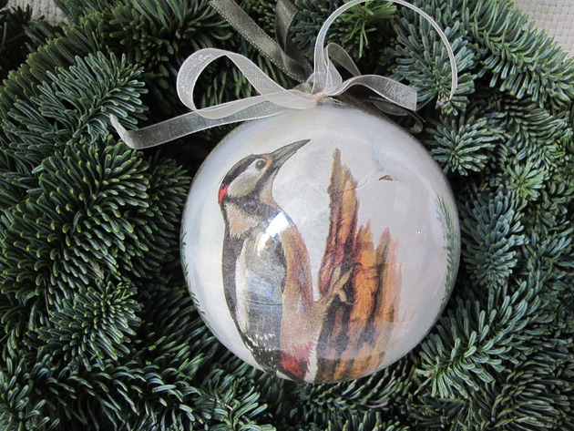 bombki Bombka Dzięcioł