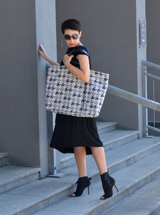 Promocja TORBA XXL PEPITKA momo fashion