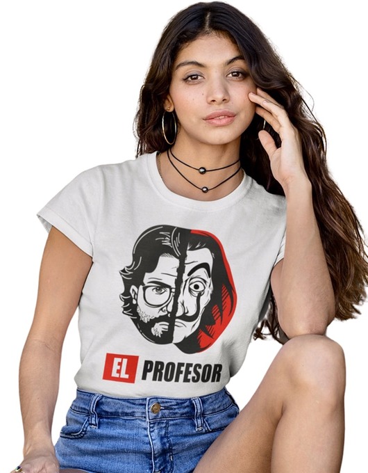 t-shirt damskie koszulka Dom z papieru la casa de papel