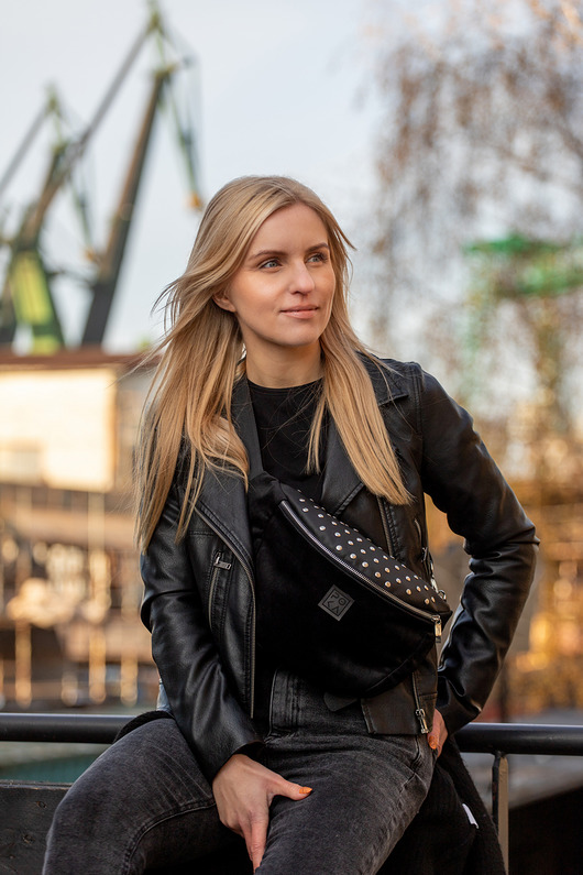 saszetka nerka Nerka KING ćwieki