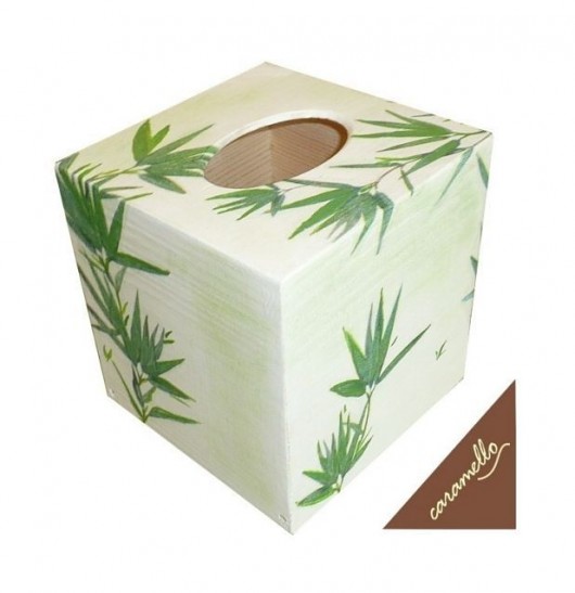 Pudełko na chusteczki Bamboo caramello