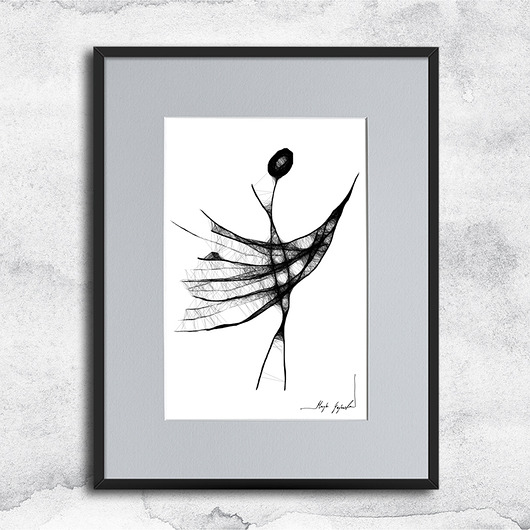 grafiki i ilustracje Autorska grafika z ramą - nr 83