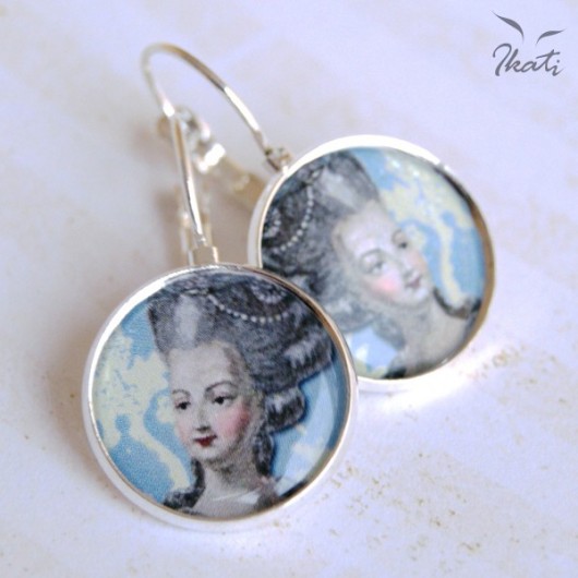 BŁĘKITNA MARIA ANTONINA kolczyki Ikati Jewellery