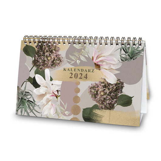 kalendarze i plannery Kalendarz Biurkowy  2024  Collage Garden