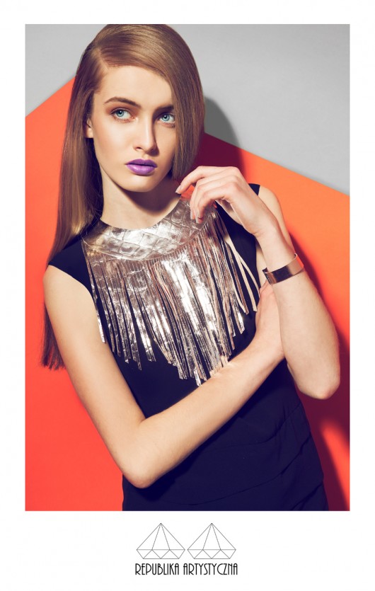 Circles and lines- silver Republika jewelry