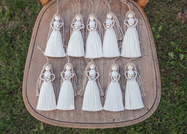 komunia - pozostałe Aniołki 10 sztuk / podziękowanie / komunia /chrzest