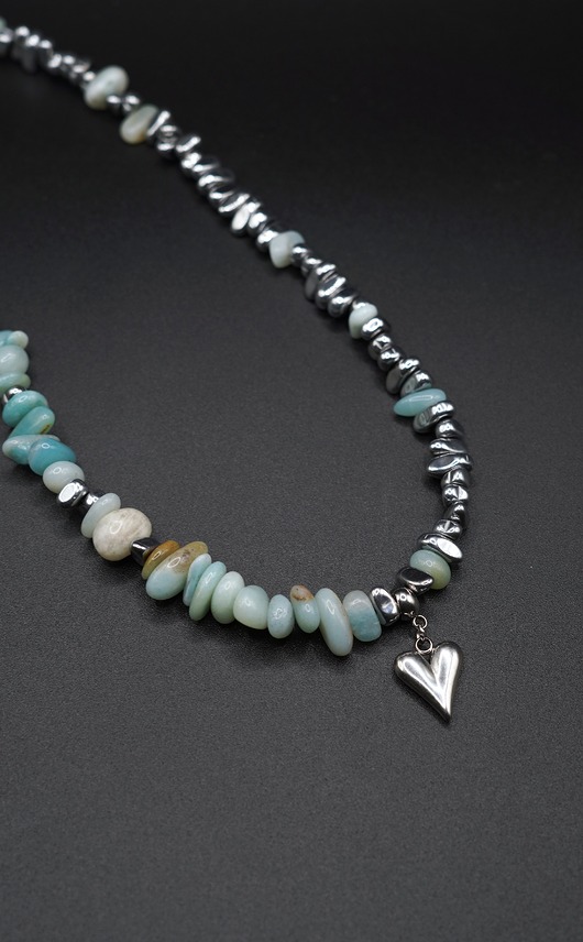 kolie Naszyjnik Mint & Steel