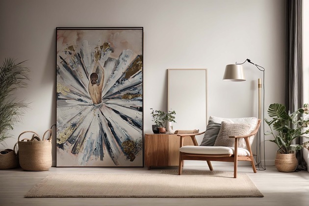 obrazy Prima  Kobieta Ręcznie malowany obraz Abstrakcja Olejny XXL Duży