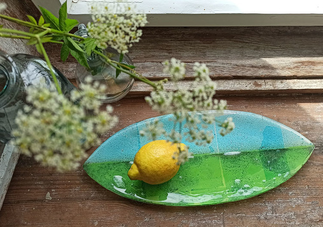 patery i talerze Patera łódka