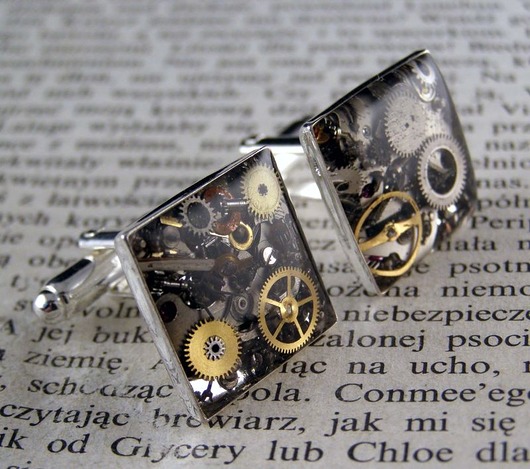 Mechaniczne spinki 384 Zegarynki
