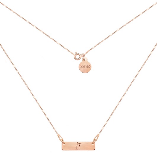 srebrne naszyjniki Bransoletka z konstelacją Bliźniąt z różowego złota