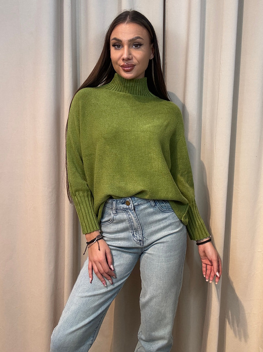 swetry damskie  Wiskozowy golf Verde